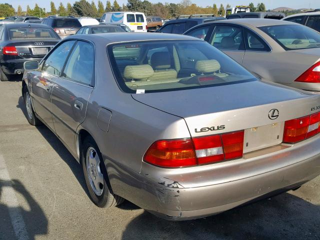 JT8BF28G2X5070647 - 1999 LEXUS ES 300 GOLD photo 3