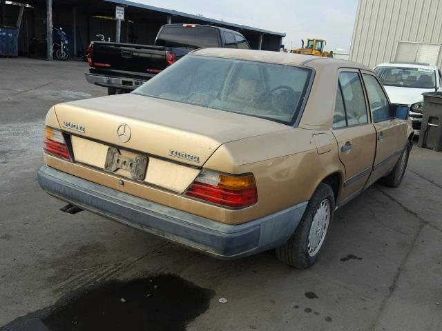 WDBEB33DXHA302271 - 1987 MERCEDES-BENZ 300 DT GOLD photo 4