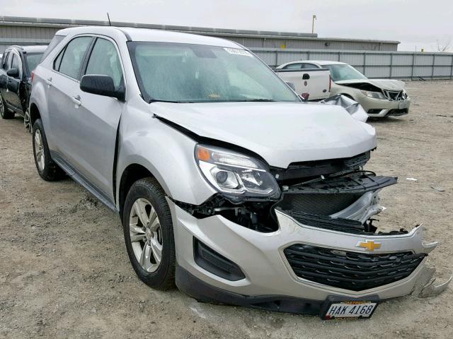 2GNALBEK8H1536641 - 2017 CHEVROLET EQUINOX LS SILVER photo 1