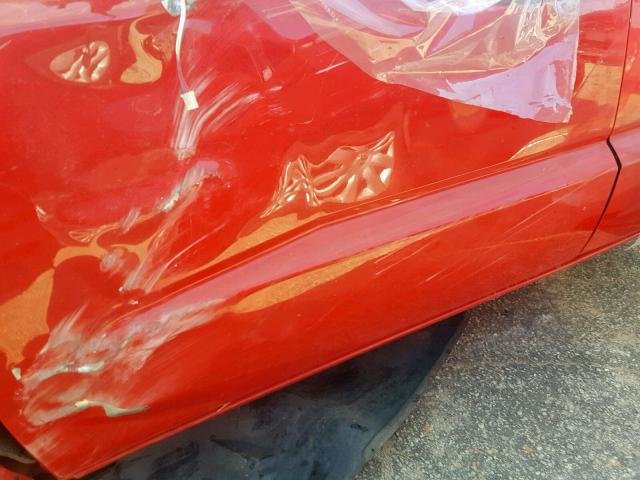 1D7CE3GK2AS139825 - 2010 DODGE DAKOTA SXT RED photo 10