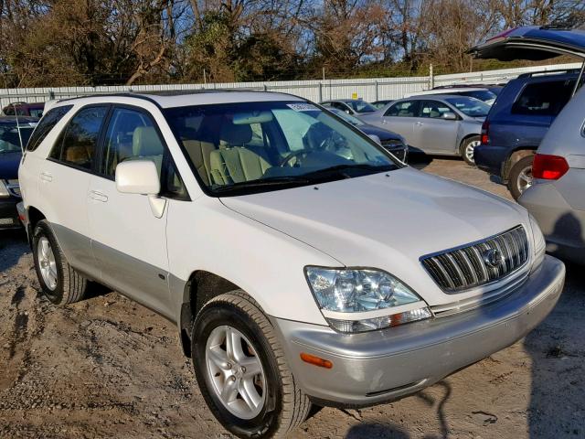 JTJHF10U910228040 - 2001 LEXUS RX 300 WHITE photo 1