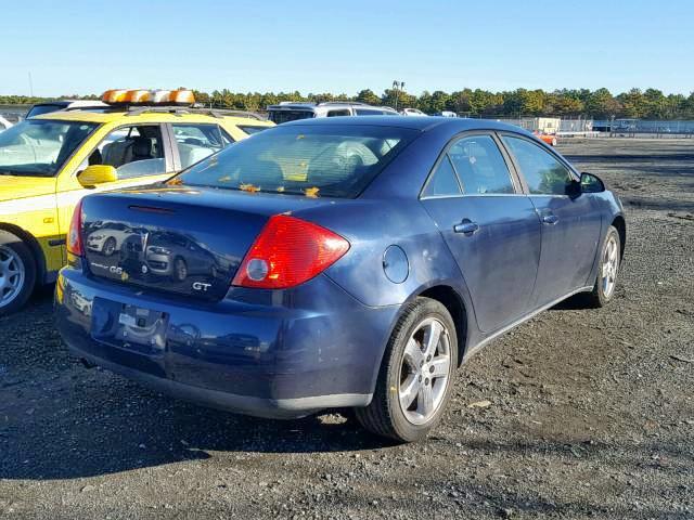 1G2ZH57N984273252 - 2008 PONTIAC G6 GT BLUE photo 4