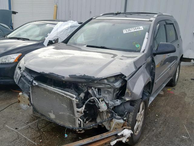 2CNDL73F756106912 - 2005 CHEVROLET EQUINOX LT GRAY photo 2