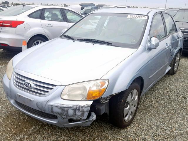 KNAFE122175453425 - 2007 KIA SPECTRA EX BLUE photo 2