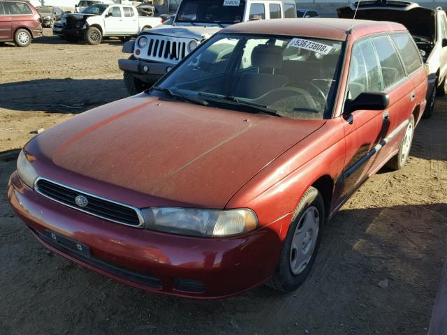 4S3BK4258V6317001 - 1997 SUBARU LEGACY BRI MAROON photo 2