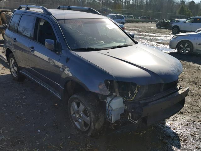 JA4LZ41F34U046637 - 2004 MITSUBISHI OUTLANDER BLUE photo 1