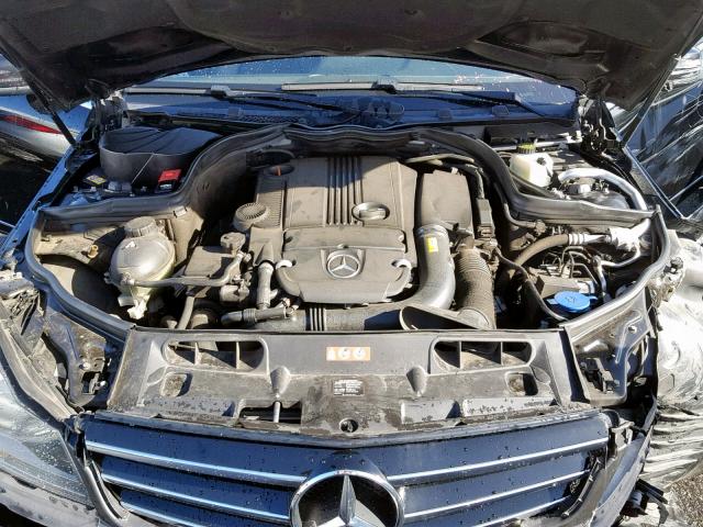 WDDGF4HB4EG240411 - 2014 MERCEDES-BENZ C 250 BLACK photo 7