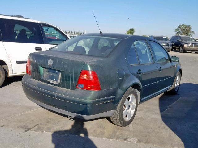 3VWSK69M42M127200 - 2002 VOLKSWAGEN JETTA GLS GREEN photo 4