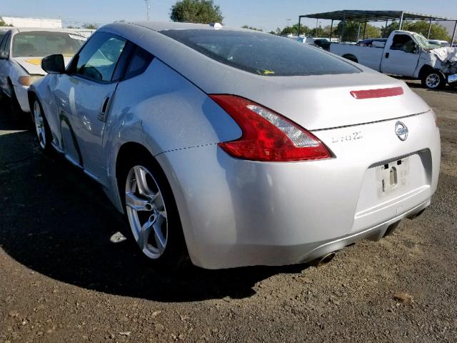 JN1AZ44EX9M400289 - 2009 NISSAN 370Z SILVER photo 3