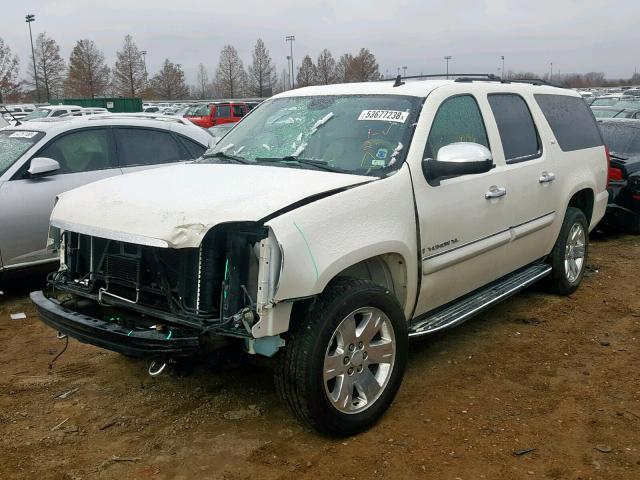 1GKFK16328R218044 - 2008 GMC YUKON XL K WHITE photo 2