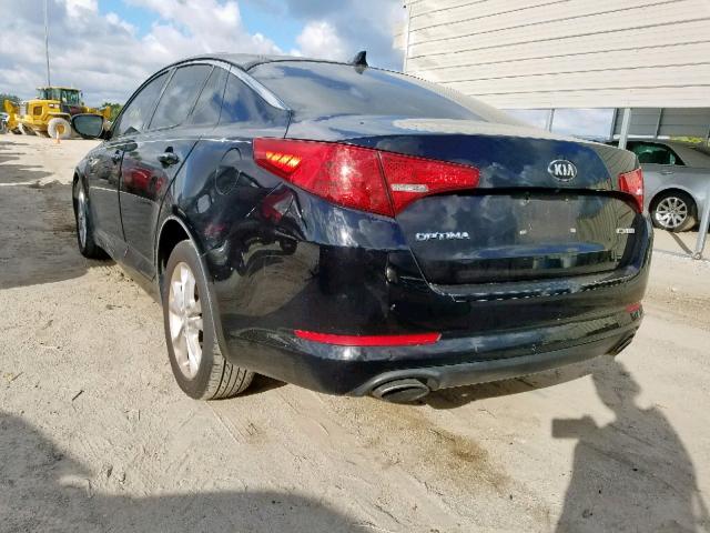 5XXGN4A74DG151463 - 2013 KIA OPTIMA EX BLACK photo 3