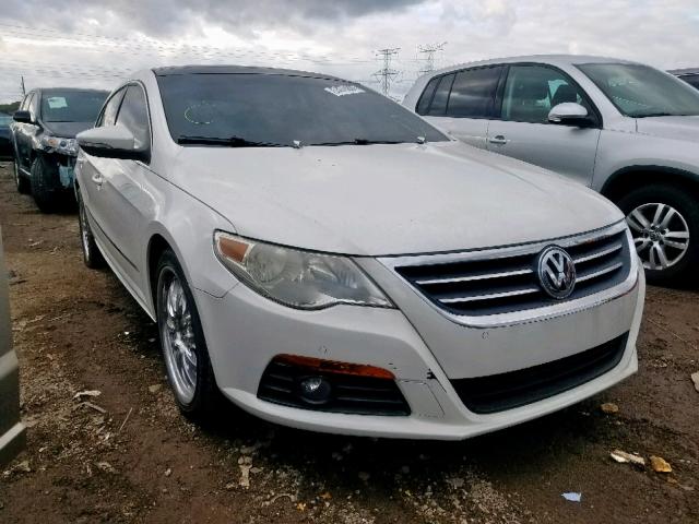 WVWHN7AN0AE529895 - 2010 VOLKSWAGEN CC LUXURY WHITE photo 1