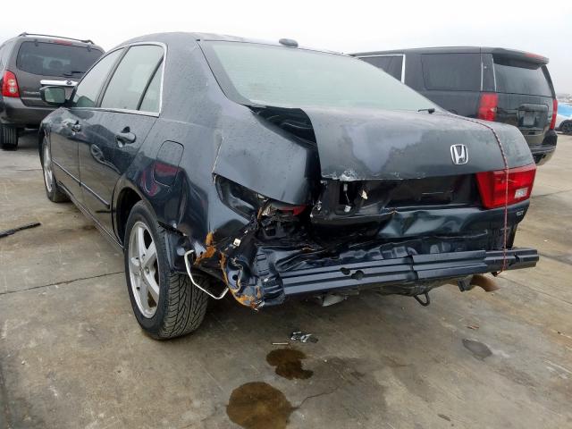 1HGCM56845A034912 - 2005 HONDA ACCORD EX GRAY photo 3