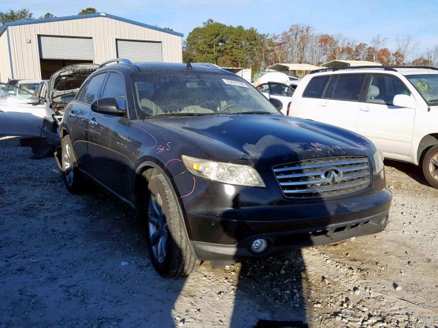 JNRAS08U94X100147 - 2004 INFINITI FX35 BLACK photo 1