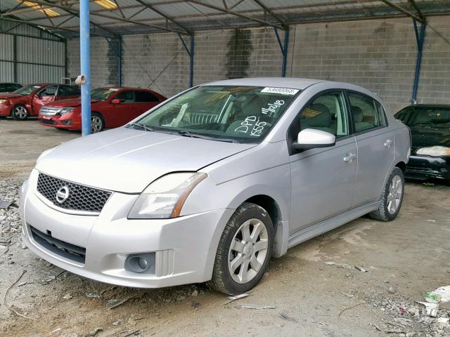 3N1AB6AP2CL691555 - 2012 NISSAN SENTRA 2.0 SILVER photo 2