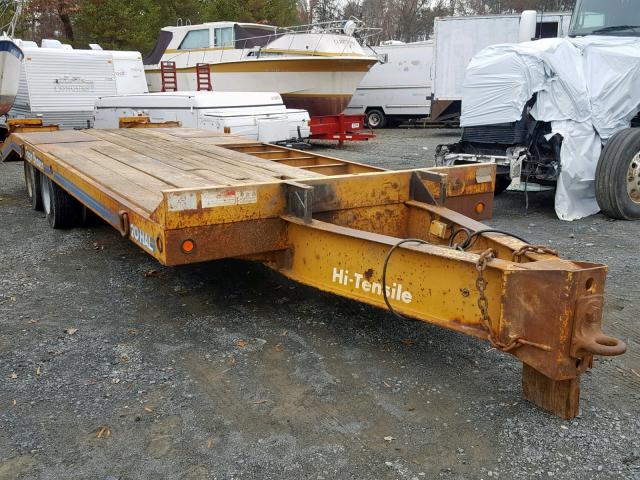 112HMV284NL038816 - 1992 UTILITY TRAILER YELLOW photo 1