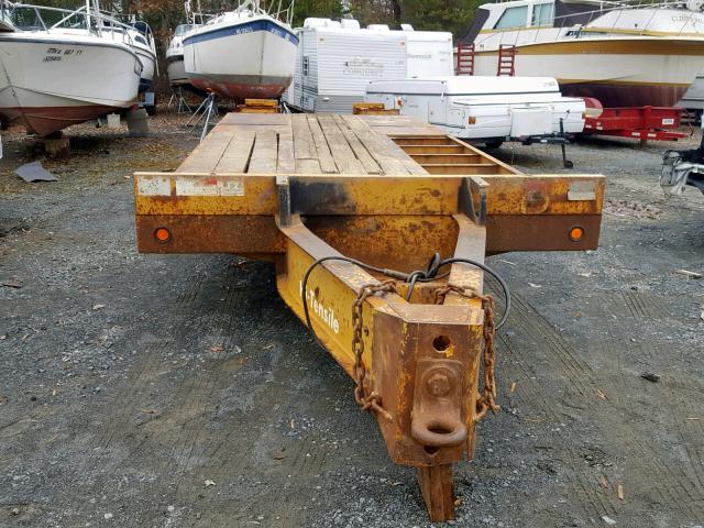 112HMV284NL038816 - 1992 UTILITY TRAILER YELLOW photo 2