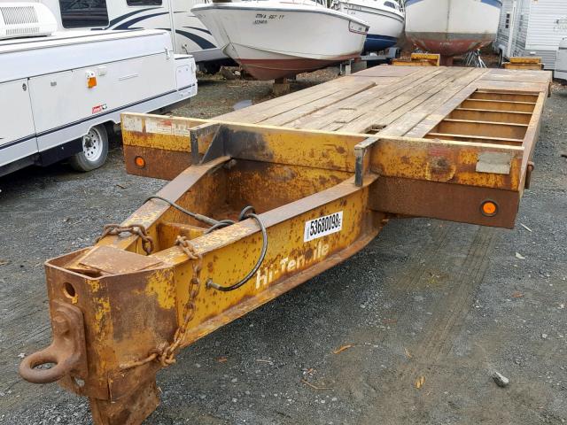 112HMV284NL038816 - 1992 UTILITY TRAILER YELLOW photo 3