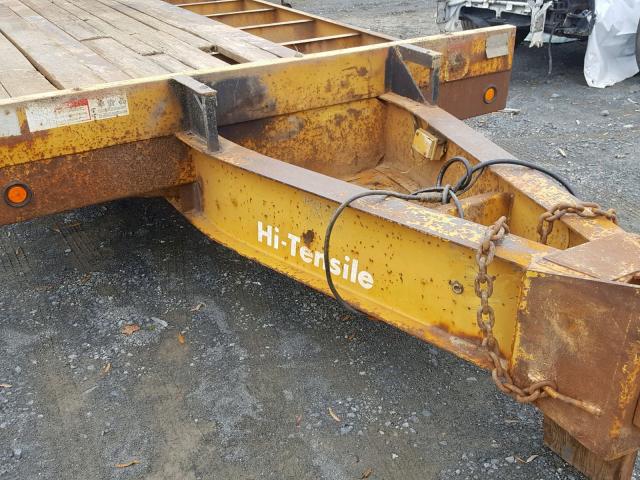 112HMV284NL038816 - 1992 UTILITY TRAILER YELLOW photo 9