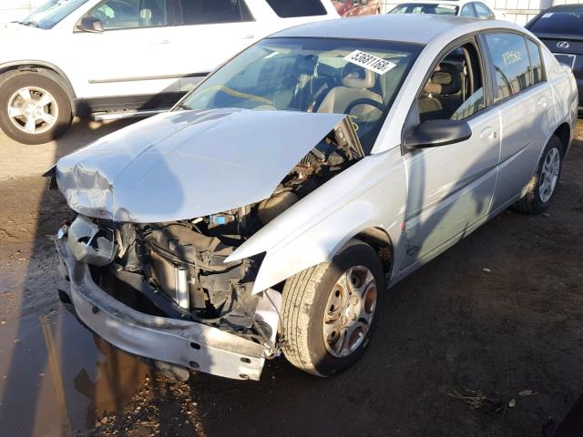 1G8AJ52FX5Z115430 - 2005 SATURN ION LEVEL SILVER photo 2