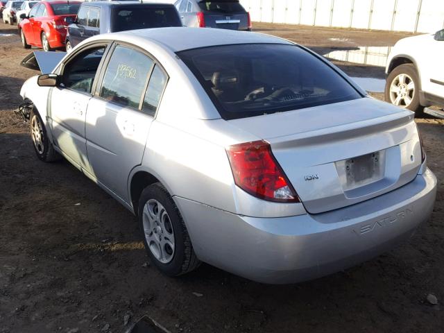 1G8AJ52FX5Z115430 - 2005 SATURN ION LEVEL SILVER photo 3