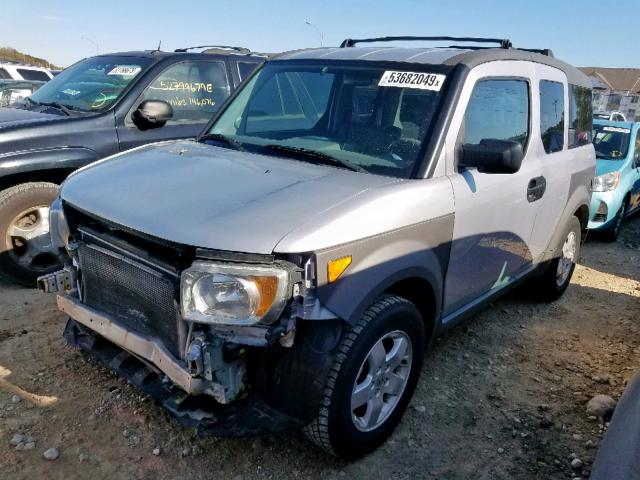 5J6YH28583L050911 - 2003 HONDA ELEMENT EX GRAY photo 2