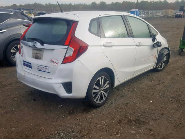 3HGGK5H86FM765141 - 2015 HONDA FIT EX WHITE photo 4