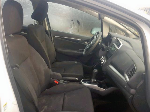 3HGGK5H86FM765141 - 2015 HONDA FIT EX WHITE photo 5