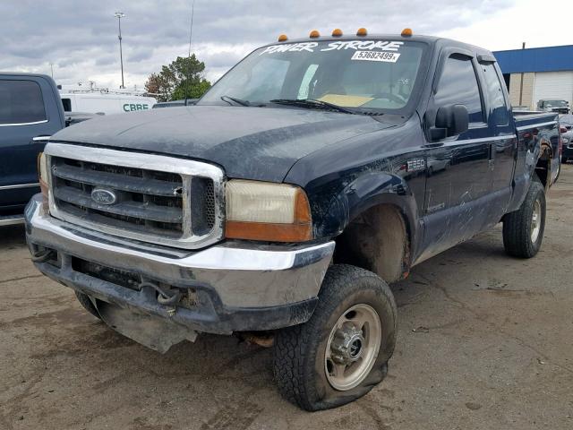 1FTNX21F0YEC11326 - 2000 FORD F250 SUPER BLACK photo 2