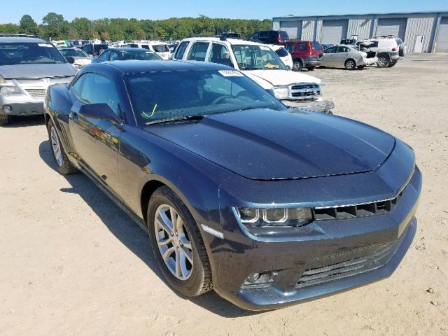 2G1FA1E32E9259272 - 2014 CHEVROLET CAMARO LS BLACK photo 1