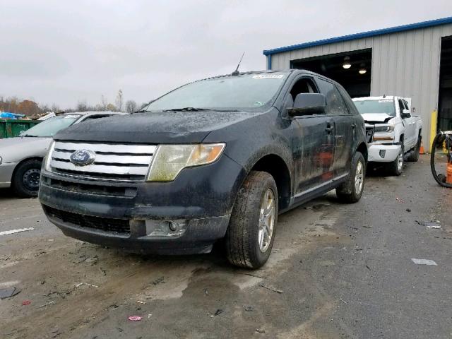 2FMDK48C98BA47101 - 2008 FORD EDGE SEL BLACK photo 2