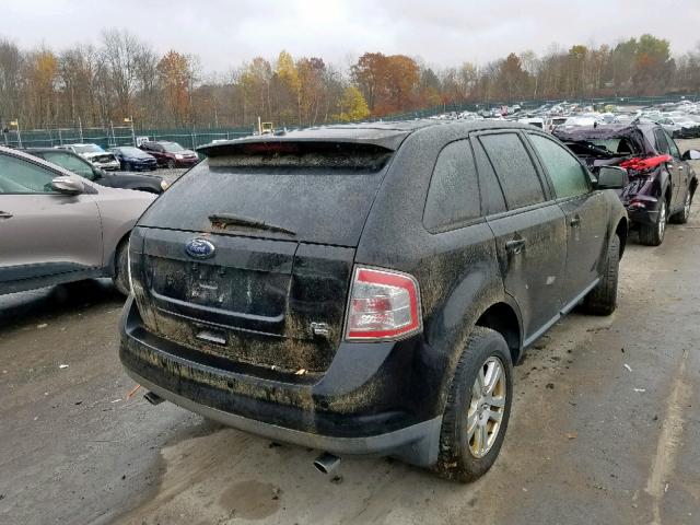 2FMDK48C98BA47101 - 2008 FORD EDGE SEL BLACK photo 4