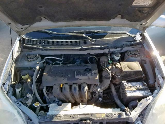 2T1KR32E23C011357 - 2003 TOYOTA MATRIX SILVER photo 7