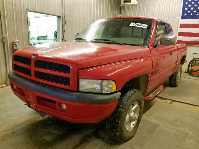 3B7HF13Z4VG793548 - 1998 DODGE RAM RED photo 2