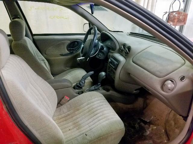 1G2NE52M9WM520997 - 1998 PONTIAC GRAND AM S RED photo 5