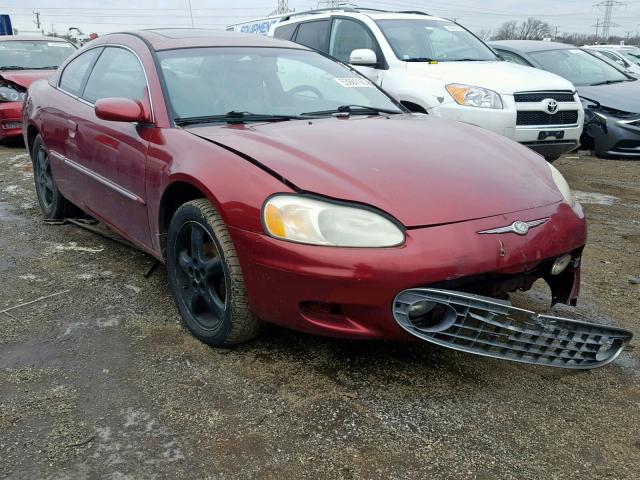 4C3AG52H72E056221 - 2002 CHRYSLER SEBRING LX RED photo 1