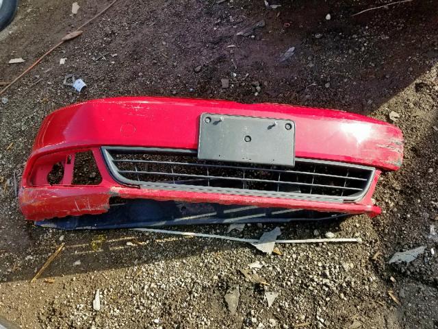 3VW2K7AJ6CM395870 - 2012 VOLKSWAGEN JETTA BASE 红色 照片 9