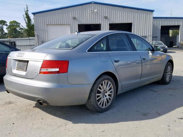 WAUDH74F67N054544 - 2007 AUDI A6 3.2 QUA GRAY photo 4