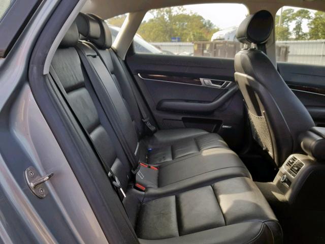 WAUDH74F67N054544 - 2007 AUDI A6 3.2 QUA GRAY photo 6