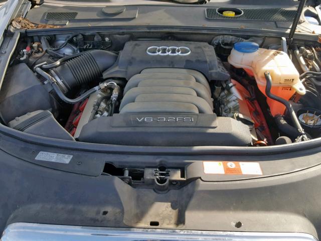 WAUDH74F67N054544 - 2007 AUDI A6 3.2 QUA GRAY photo 7