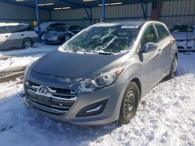 KMHD35LHXGU264834 - 2016 HYUNDAI ELANTRA GT GRAY photo 2