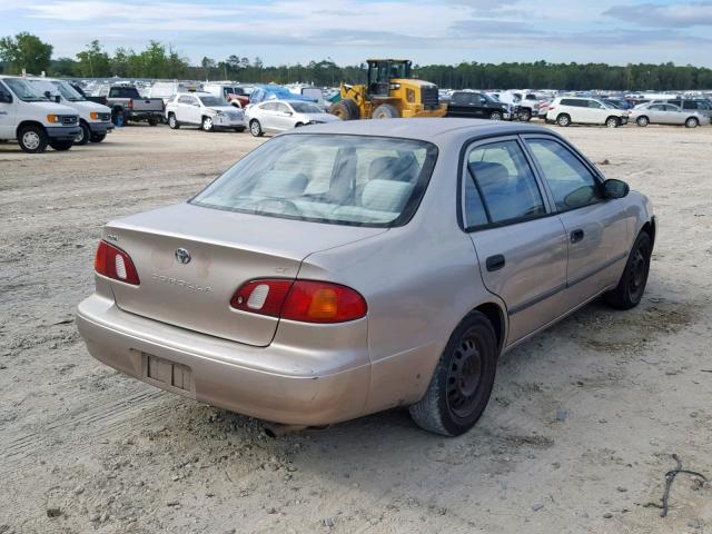 1NXBR12E0XZ231248 - 1999 TOYOTA COROLLA VE TAN photo 4