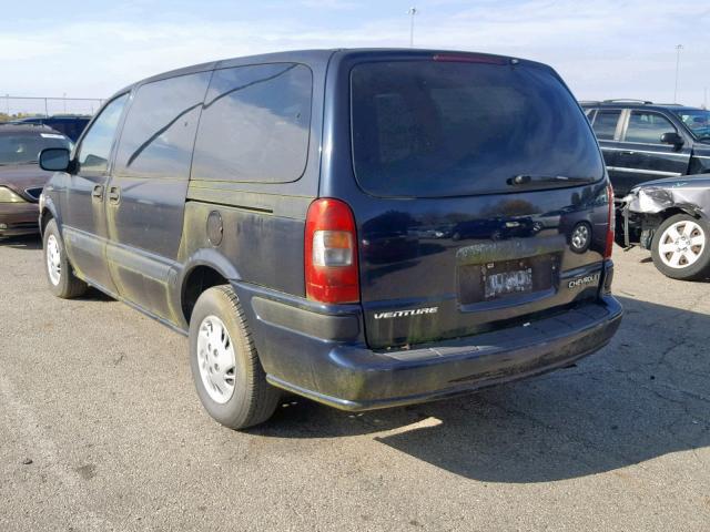 1GNDX03E2WD236582 - 1998 CHEVROLET VENTURE BLUE photo 3