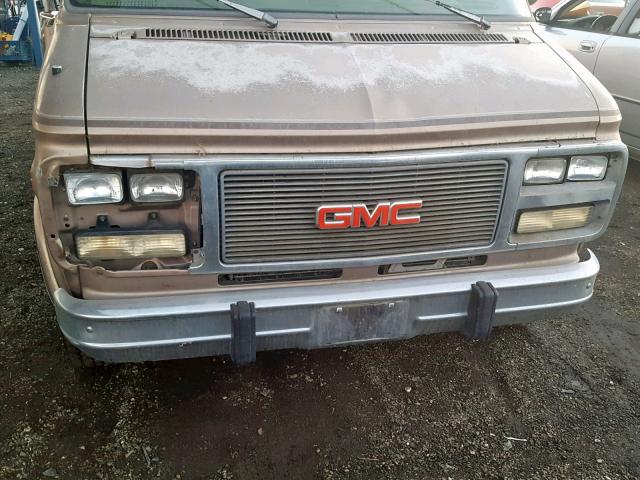 1GDEG25K6SF528760 - 1995 GMC RALLY WAGO TAN photo 7