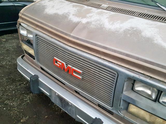 1GDEG25K6SF528760 - 1995 GMC RALLY WAGO TAN photo 9