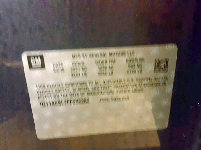 1G11A5SL7FF292282 - 2015 CHEVROLET MALIBU LS Mavi foto 10