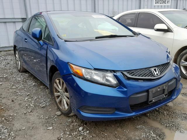 2HGFG3B92CH006029 - 2012 HONDA CIVIC EXL BLUE photo 1