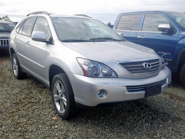 JTJHW31U782058267 - 2008 LEXUS RX 400H SILVER photo 1