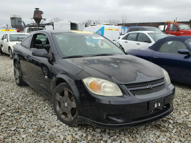 1G1AP12P757654095 - 2005 CHEVROLET COBALT SS BLACK photo 1