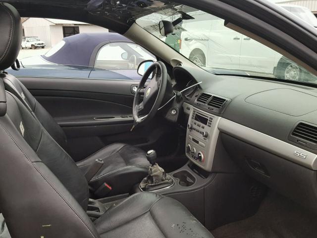 1G1AP12P757654095 - 2005 CHEVROLET COBALT SS BLACK photo 5